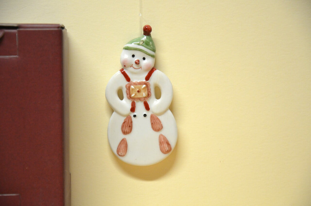 Villeroy & Boch Ginger tree pendant snowman NEW