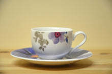 Load image into Gallery viewer, Villeroy &amp; Boch Mariefleur gris 4 expresso cups with saucer NEW
