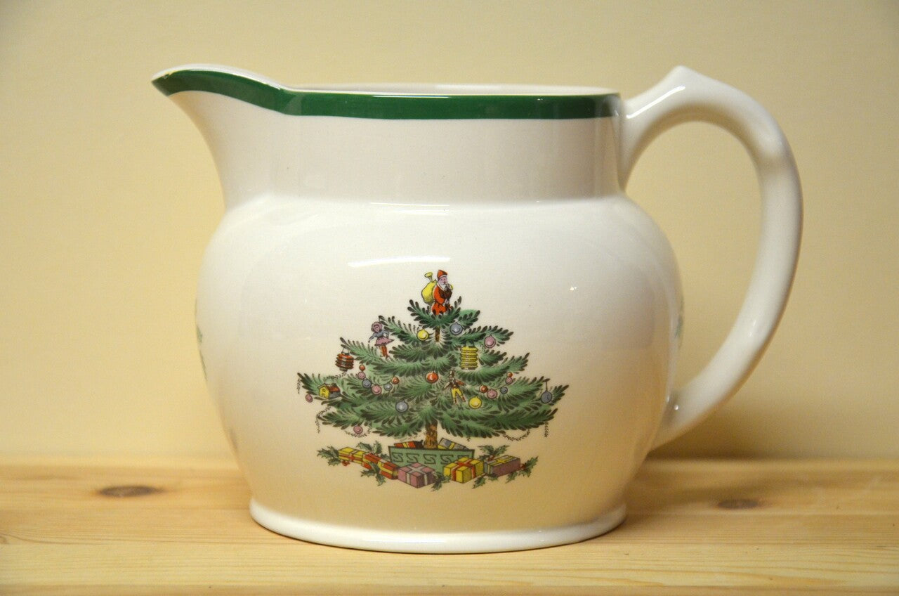 Spode christmas tree pitcher top