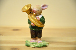 Villeroy &amp; Boch Bunny Family garçon lapin avec tuba