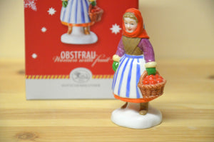 Hutschenreuther Weihnachtsbäckerei " Obstfrau " NEU