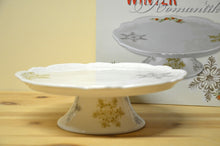 Load image into Gallery viewer, Hutschenreuther Winterromantik footed cake plate NEW
