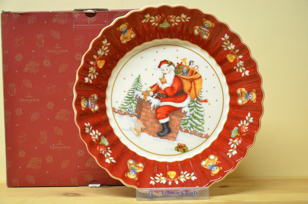 Villeroy & Boch Toys Bol fantaisie grand, Père Noël sur le toit NOUVEAU