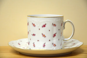 Rosenthal Monbijou Blütenteppich Kaffeetasse mit Untere